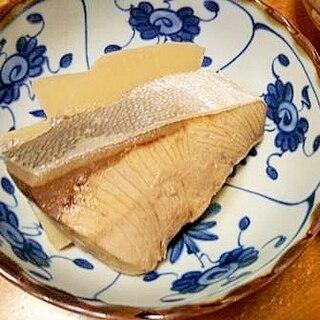 筍の煮物をリメイク　鰤と筍の煮物